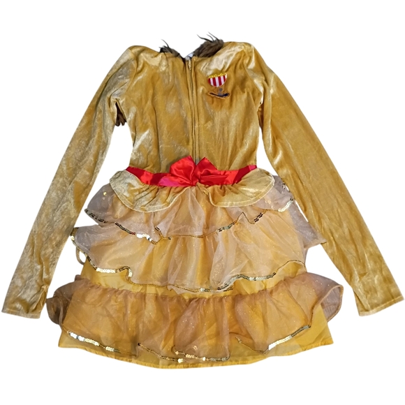 Spirit Other - Spirit Halloween Wizard Of Oz Cowardly Lion Gold and Red Girl Costume